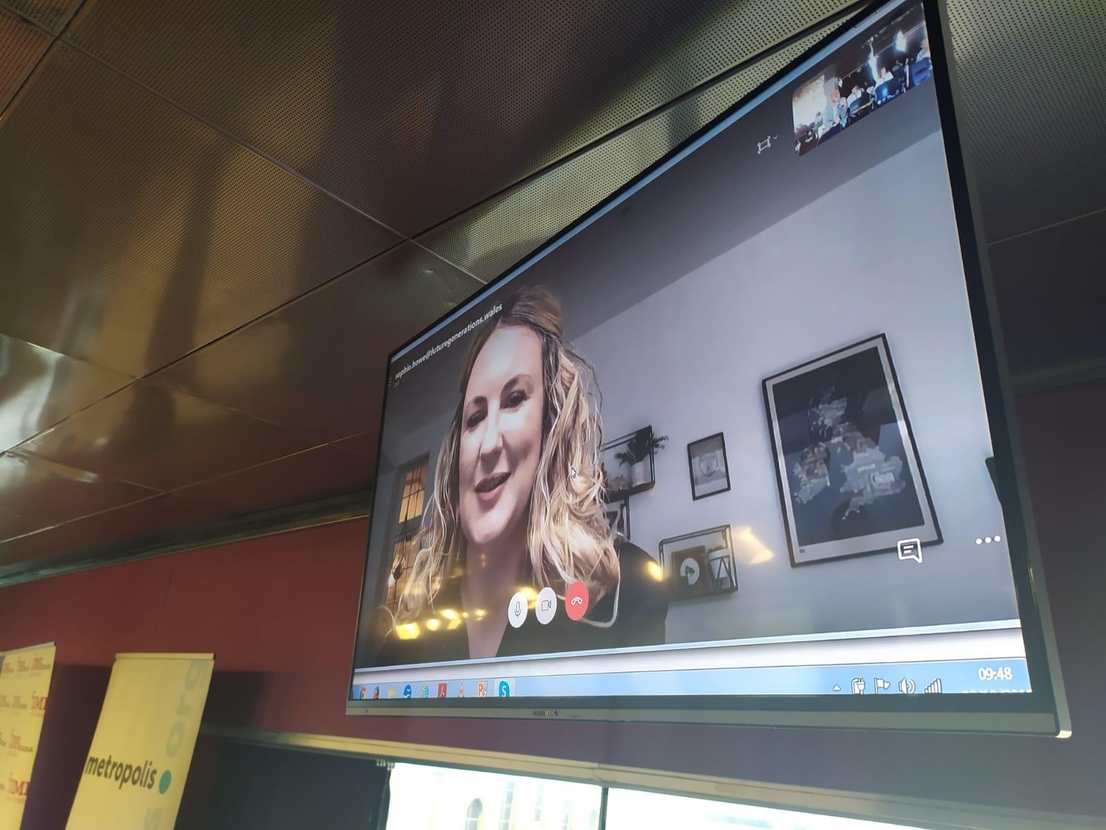 Video-conferencia con Sophie Howe, Future Generations Comissioner for Wales