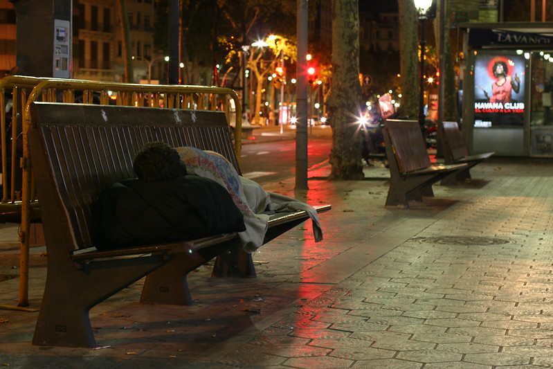 Viure al carrer. Font: Arrels Fundació (Flickr)