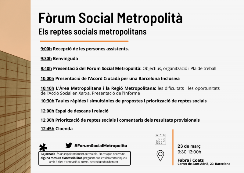 Programa Fòrum Social Metropolità