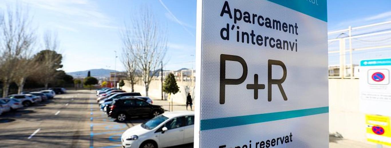 Imatge aparcaments d'intercanvi P+R