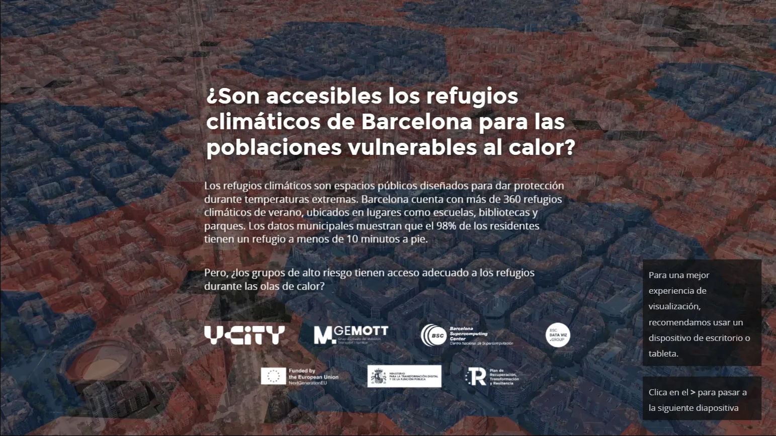 Captura refugis climàtics vCity